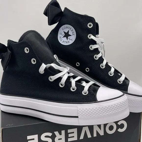 Converse WMNS CTAS LIFT HI
BLACK/WHITE/BLACK А14828C Platforms Sneakers - Picture 9 of 16